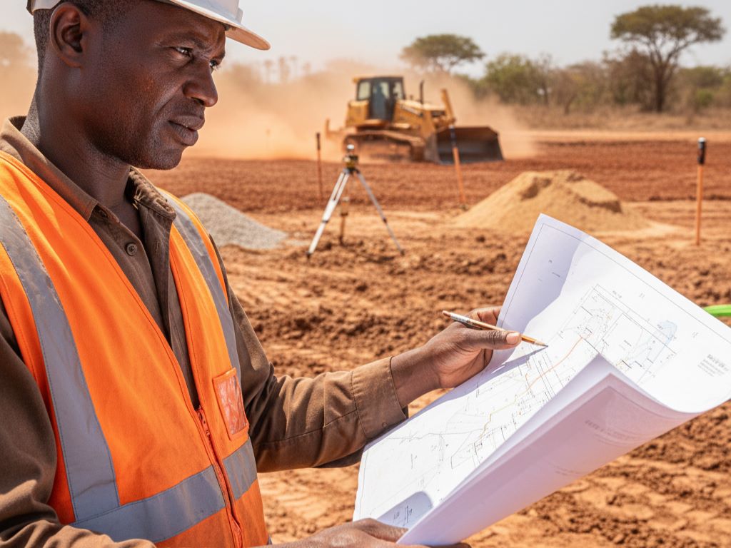 Professional site preparation and engineering process